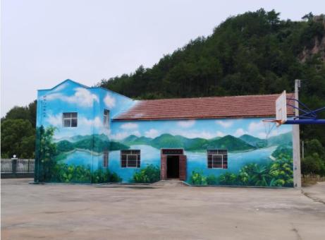 来凤彩绘墙绘一般制作的位置