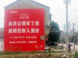 来凤墙体广告在乡镇、农村市场的媒体优势