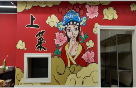 来凤墙体彩绘的发展和应用