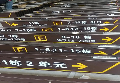 来凤广告标识中，常见的几种安装方式。