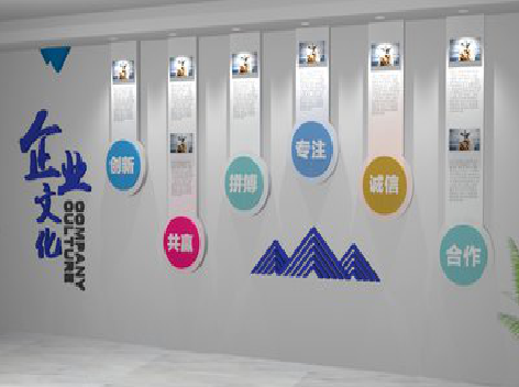 来凤企业文化墙需要传递什么办公文化？